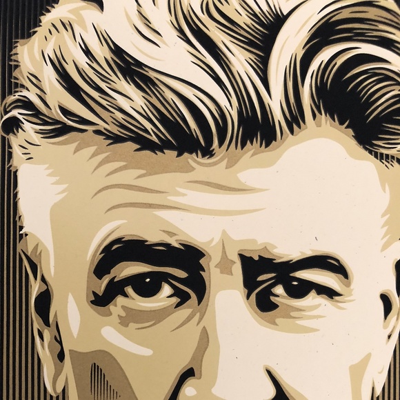 SHEPARD FAIREY DAVID LYNCH SCREEN PRINT SIGNED - Picture 3 of 5
